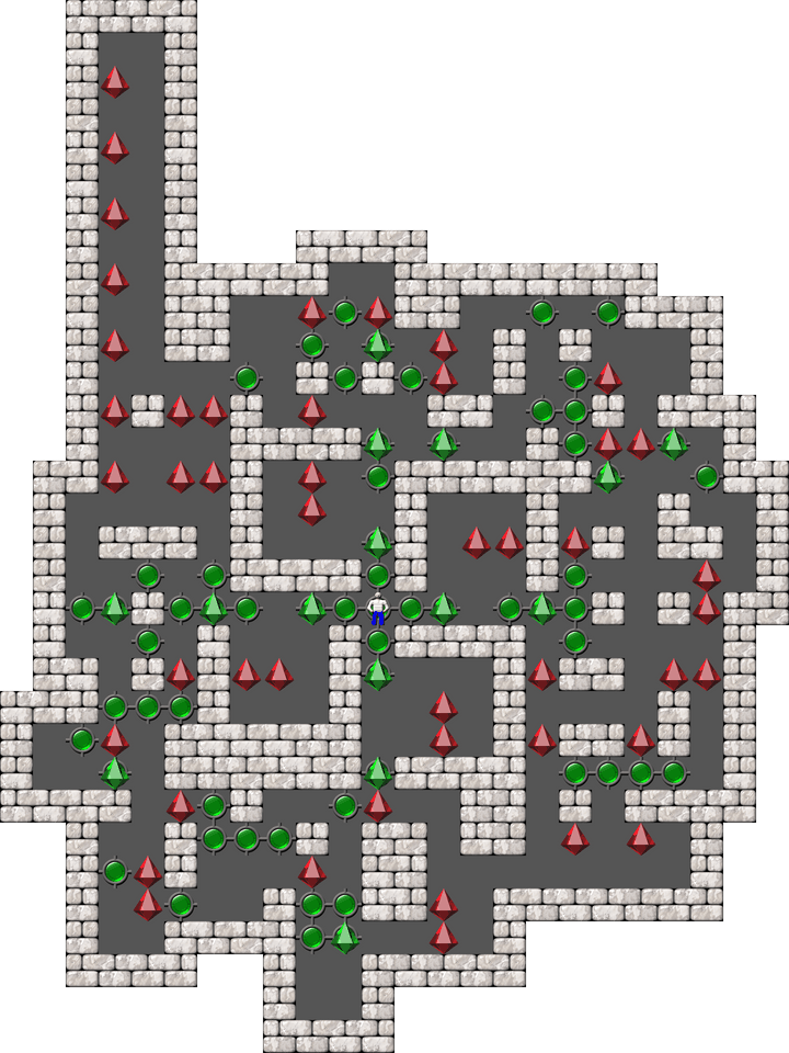 Sokoban Mass Remodel level 1673